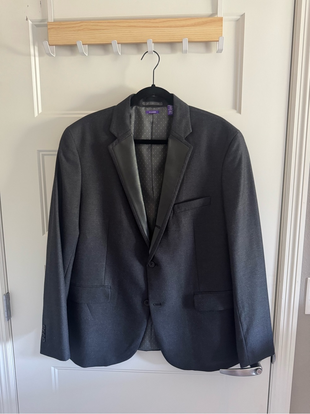 Black Men's Blazer - Classic Notch Lapel